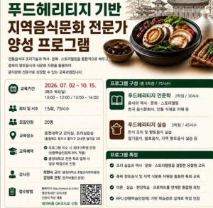 음식도 문화유산이 될 수 있을까요? 대체텍스트